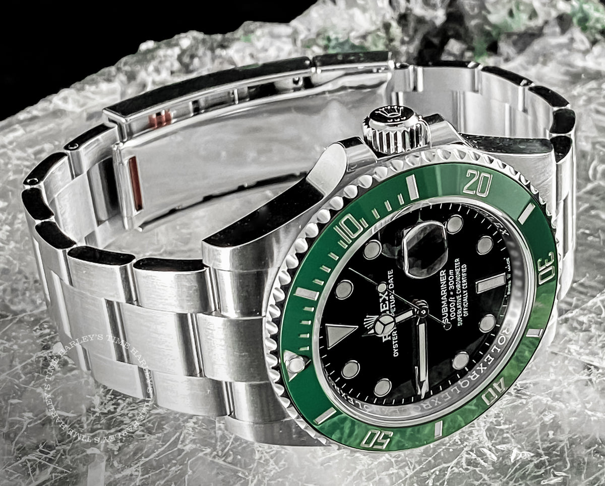 Rolex 2023+ NEW Kermit Green Bezel 126610LV Submariner Date Stainless Steel  Ceramic 41mm