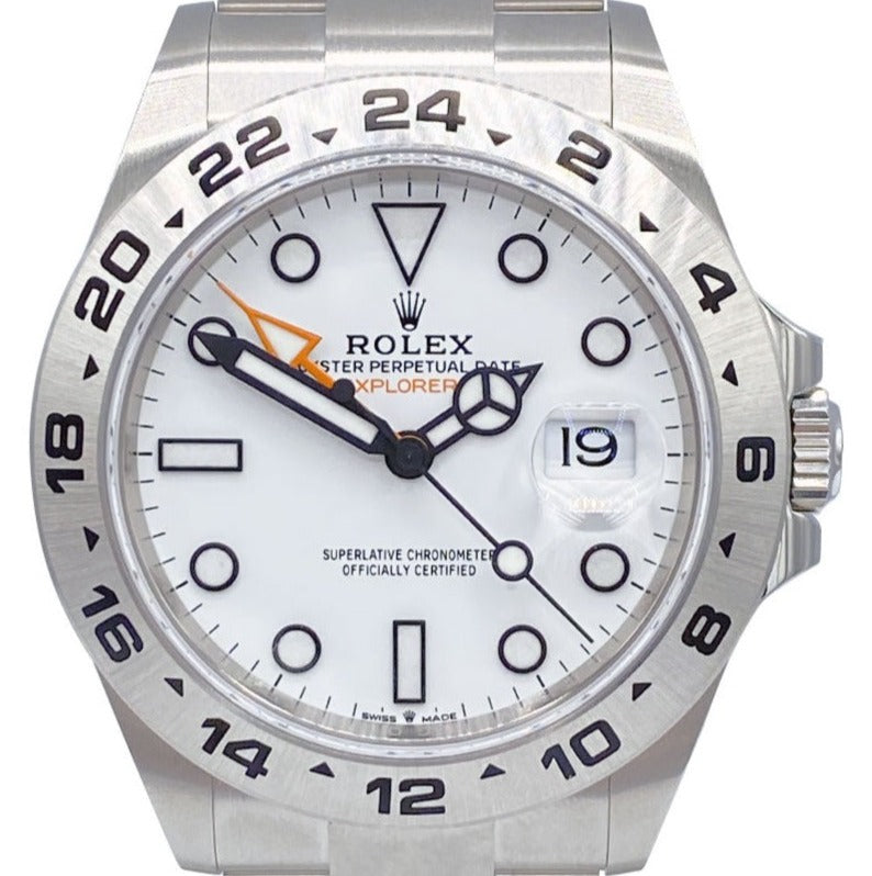 Rolex Explorer 2 | Rolex Explorer II White 42mm | Harley's Time LLC