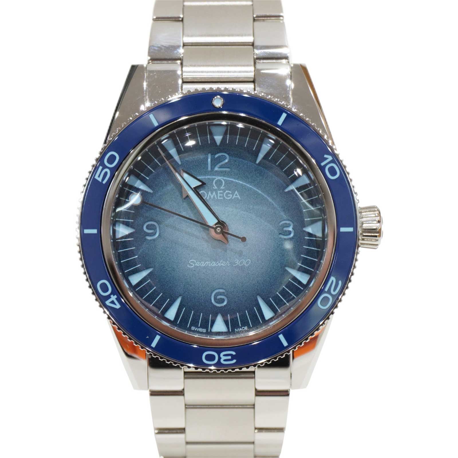 Omega Seamaster 300 Co-axial Chronometer Blue dial 41mm 234.30.41.21.03.002