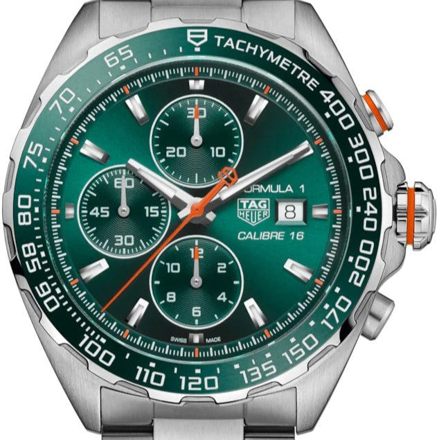 TAG Heuer Formula 1 Chronograph Green 44mm dial CAZ201H.BA0876