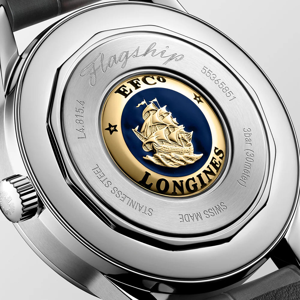 Longines Flagship Heritage Moonphase Grey dial 38.5mm L4.815.4.52.2