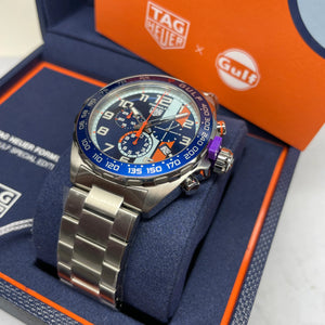 TAG Heuer Formula 1 Gulf Edition Reloj para hombre con esfera azul 43 CAZ101AT.BA0842