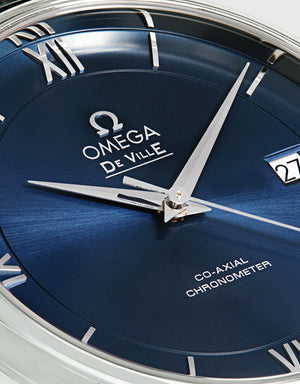Omega De Ville Prestige Blue dial 39.5 424.13.40.20.03.001