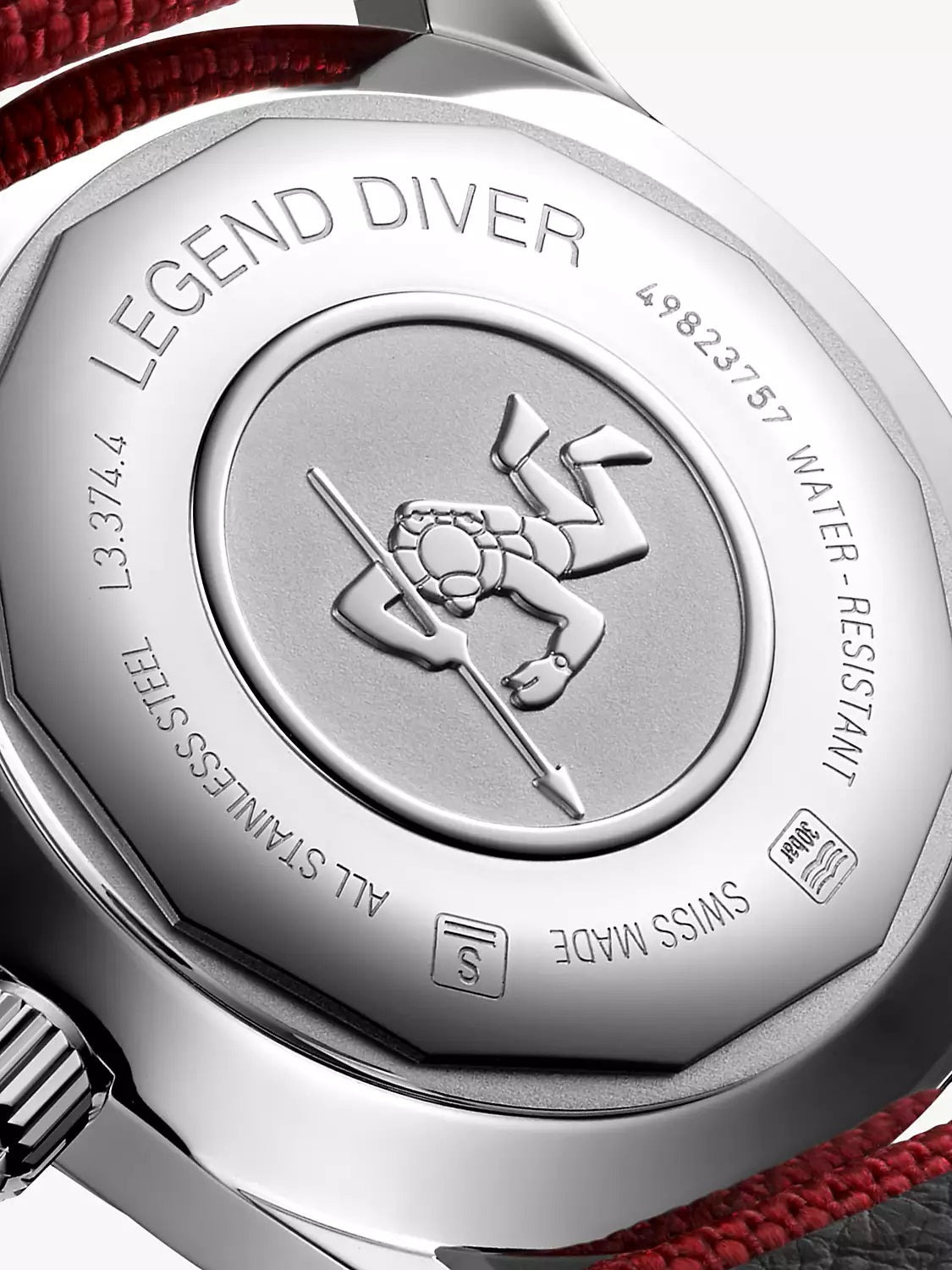Longines Legend Diver Red Dial | Red Face Watch | Harley's Time