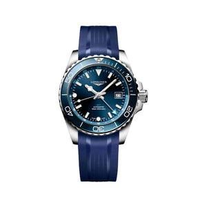 Longines Hydroconquest Gmt Blue dial L3.790.4.96.9