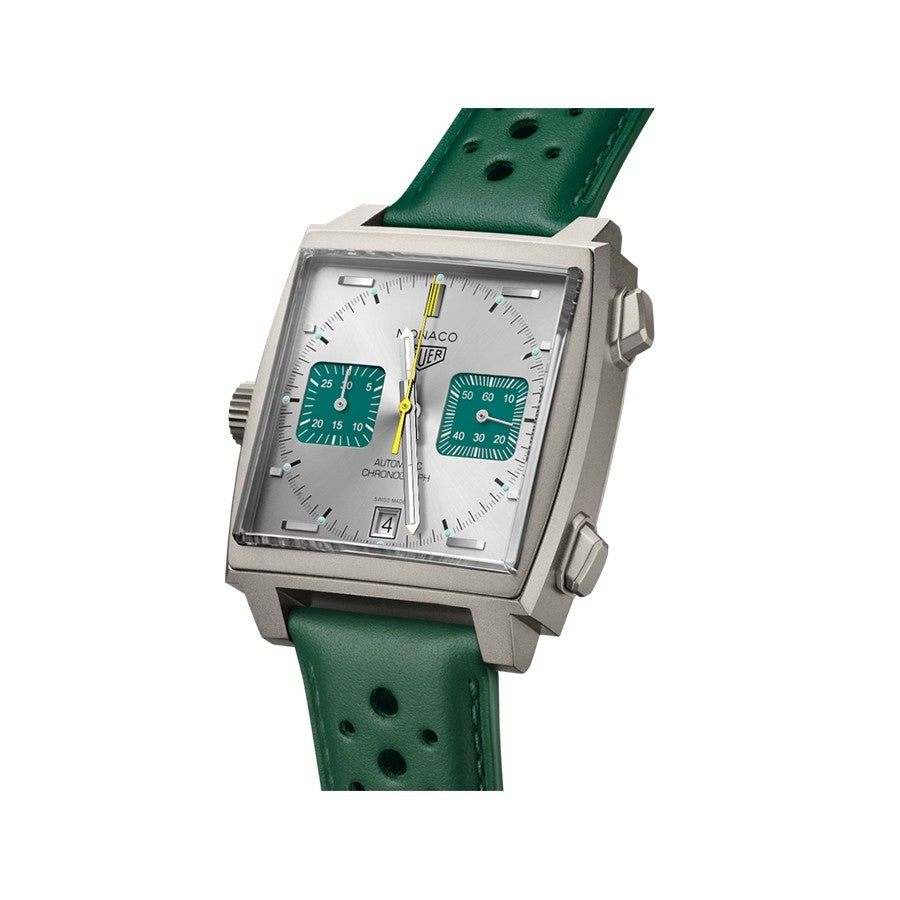 TAG Heuer Monaco Chronograph Automatic Blue dial 39 mm CAW218E.FC6565