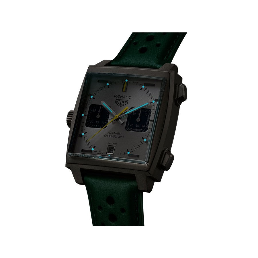 TAG Heuer Monaco Chronograph Automatic Blue dial 39 mm CAW218E.FC6565