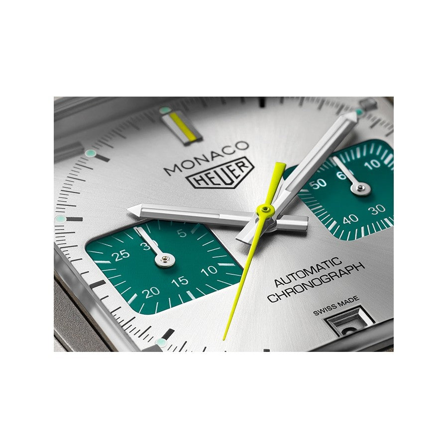 TAG Heuer Monaco Chronograph Automatic Blue dial 39 mm CAW218E.FC6565