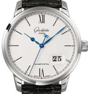 Glashutte Senator Excellence Panorama Silver Dial 40 1-36-03-01-02-30