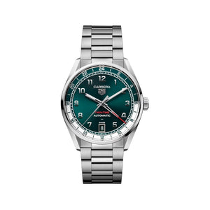 TAG Heuer Carrera Date Twin-time Green dial 39mm WDA2114.BA0043