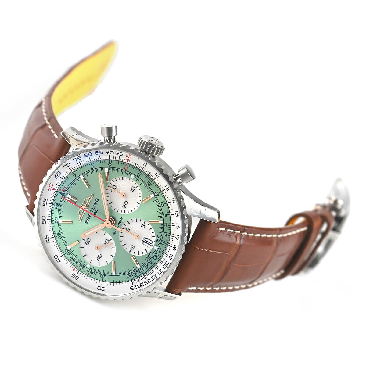 Breitling Navitimer B01 Chronograph Mint green dial 41mm AB0139211L1P1