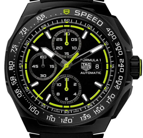 TAG Heuer Formula 1 Chronograph Black & Yellow dial 44 CBZ2086.FT8098