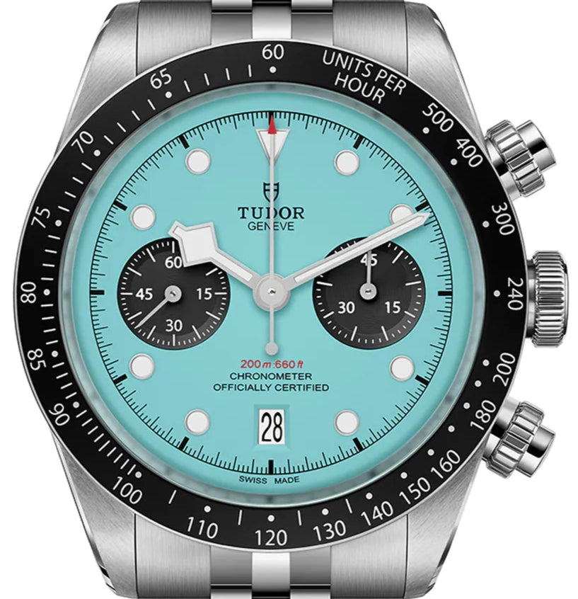 Tudor Black Bay Chronograph Turquoise  dial Men's watch 41 M79360N-0024