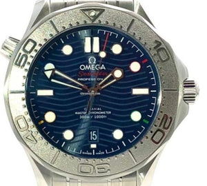 Omega Seamaster Diver Blue 300M Co-Axial "Beijing 2022"| Harley's Time LLC