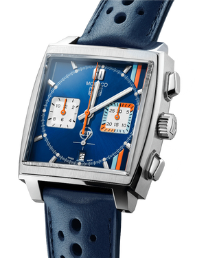 TAG Heuer Monaco Gulf Blue dial 39mm CBL2115.FC6494