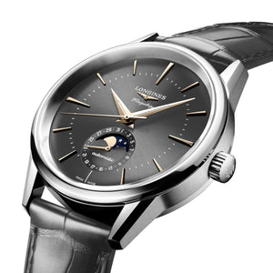 Longines Flagship Heritage Moonphase Grey dial 38.5mm L4.815.4.52.2