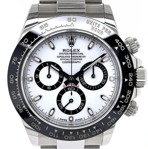 Rolex Daytona White Dial Ceramic Bezel 40mm 116500LN