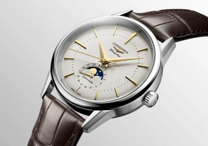 Longines Heritage Moonphase Automatic Silver dial 35.8 mm L4.815.4.72.2