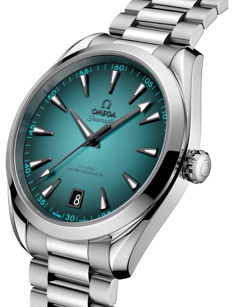 Omega Aqua Terra 150m Co-axial Chronometer Turquoise  41mm 220.10.41.21.03.006