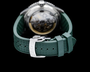 Glashutte Original SeaQ Panoramadatum Reloj para hombre con esfera verde 43 1-36-13-07-83-33
