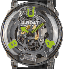 U-Boat U-65 44mm Ss Green dial Black rubber strap 3350
