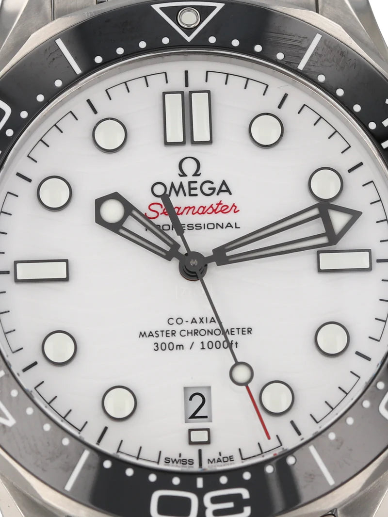 Omega Seamaster Diver 300M White Dial Mens Watch 42mm 210.30.42.20.04.001