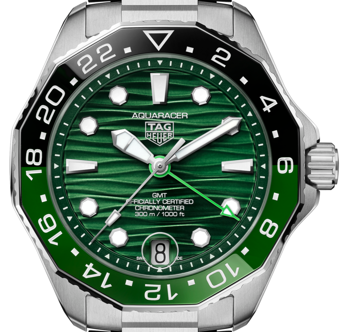 TAG Heuer Aquaracer 300 Green dial 42mm WBP5115.BA0013