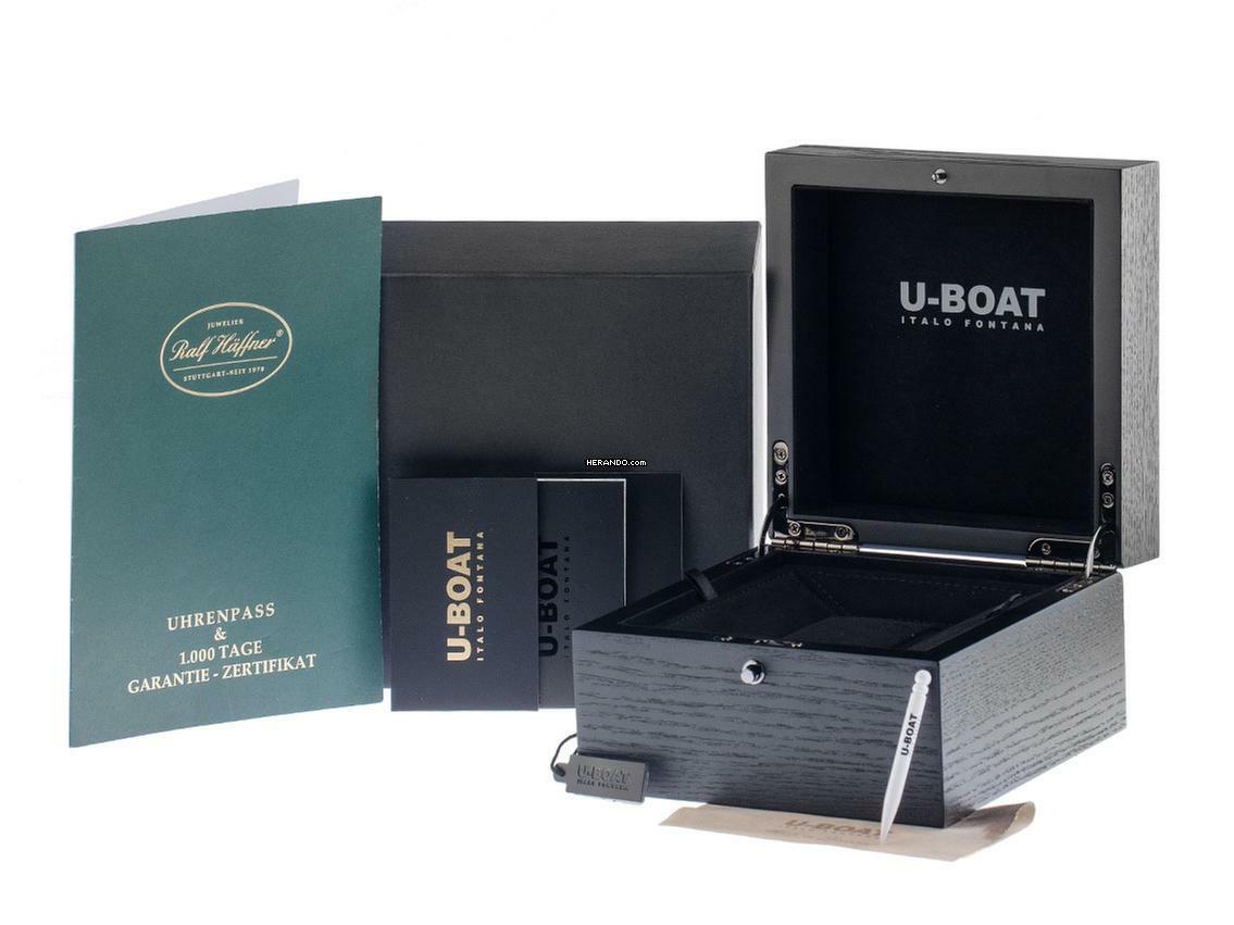 U-Boat U-65 44mm Ss Green dial Black rubber strap 3350