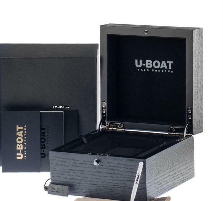 U-Boat U-65 44mm Ss Green dial Black rubber strap 3350