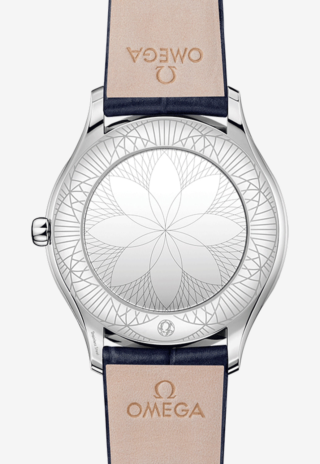 Omega De Ville Trésor Blue Roman Dial Diamond 36mm | Harley's Time LLC
