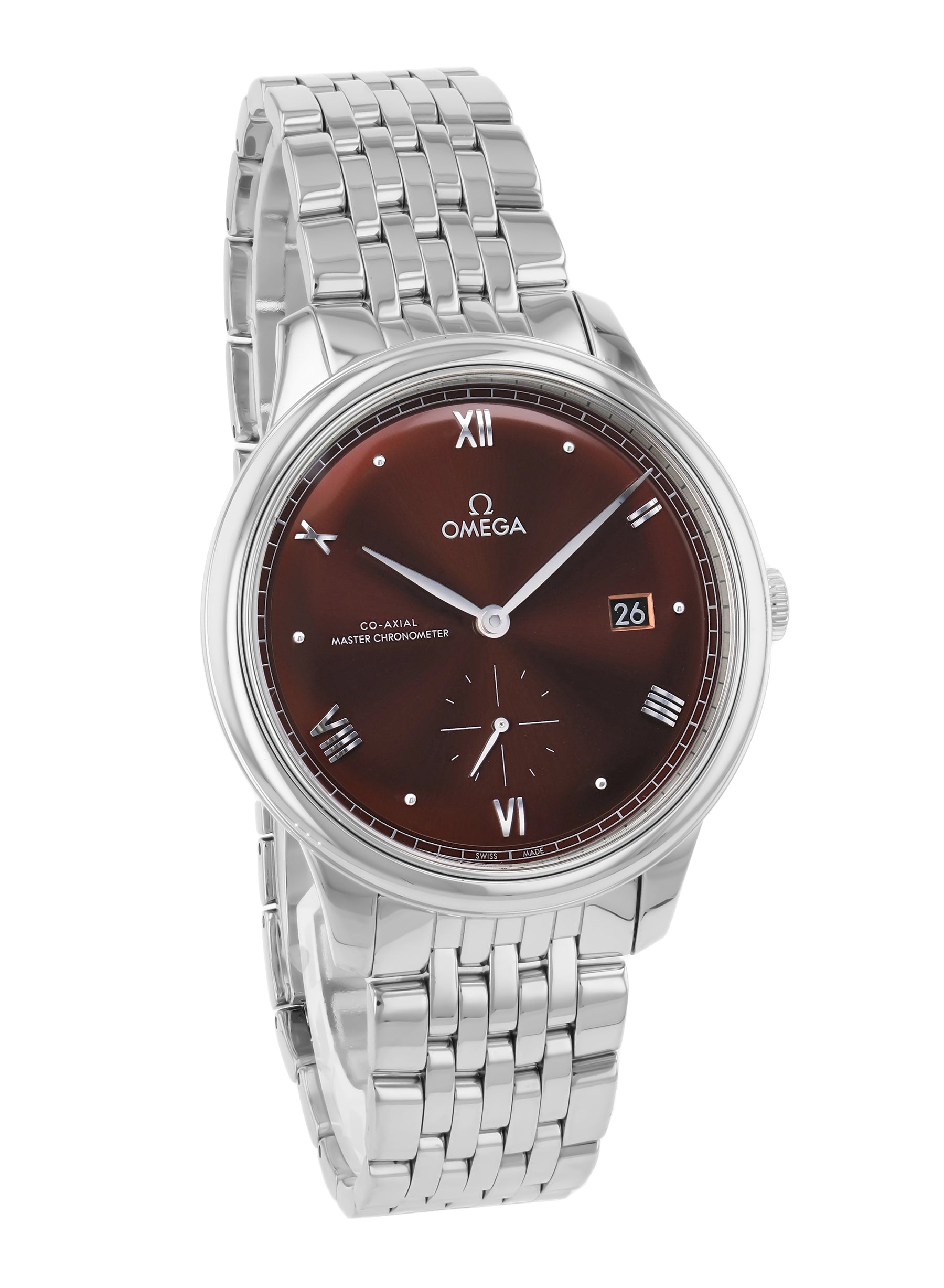 Omega DeVille Prestige CO‑Axial Burgundy Men's Watch 41mm 434.10.41.20.11.001