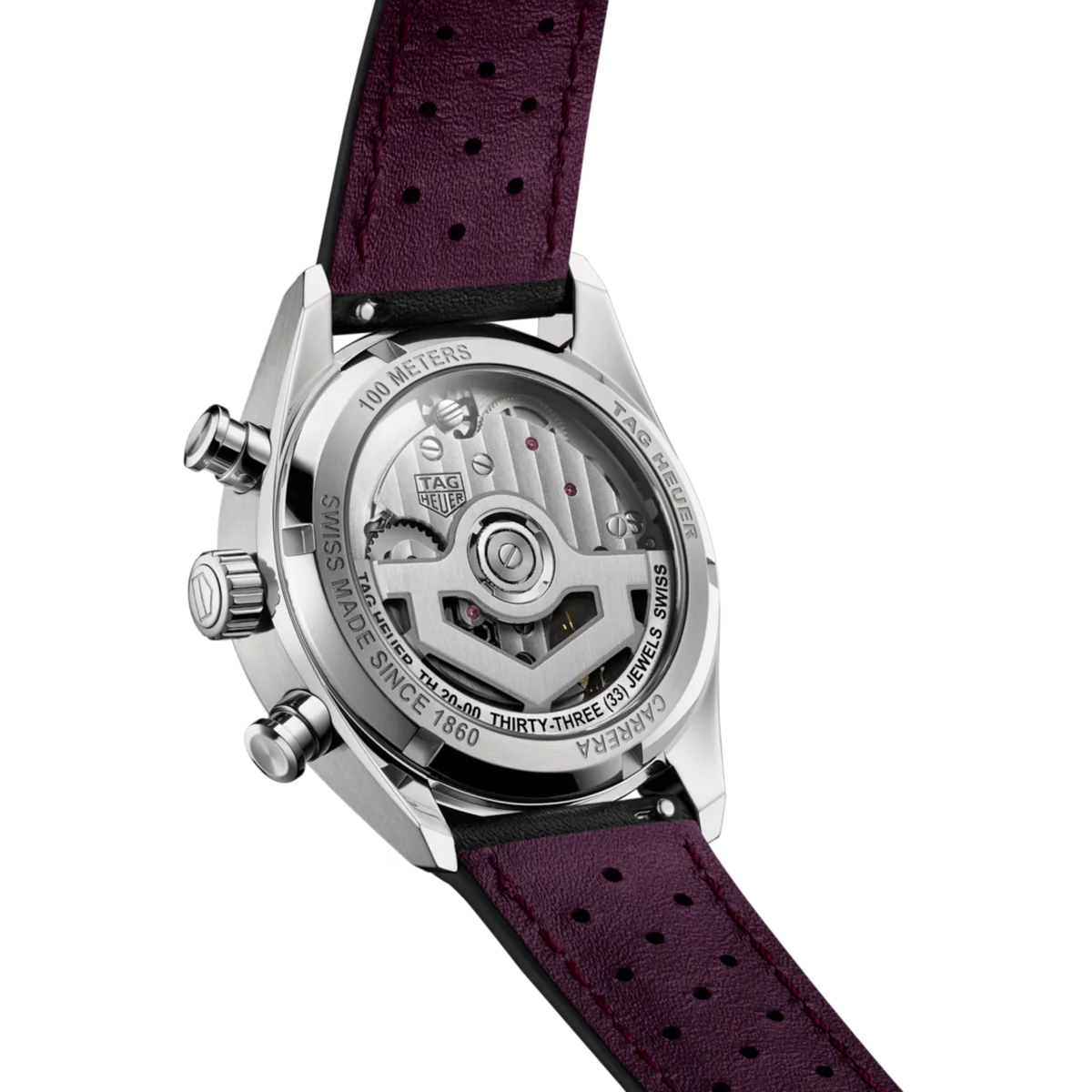 TAG Heuer Carrera Chronograph Purple dial CBS2219.FC6607