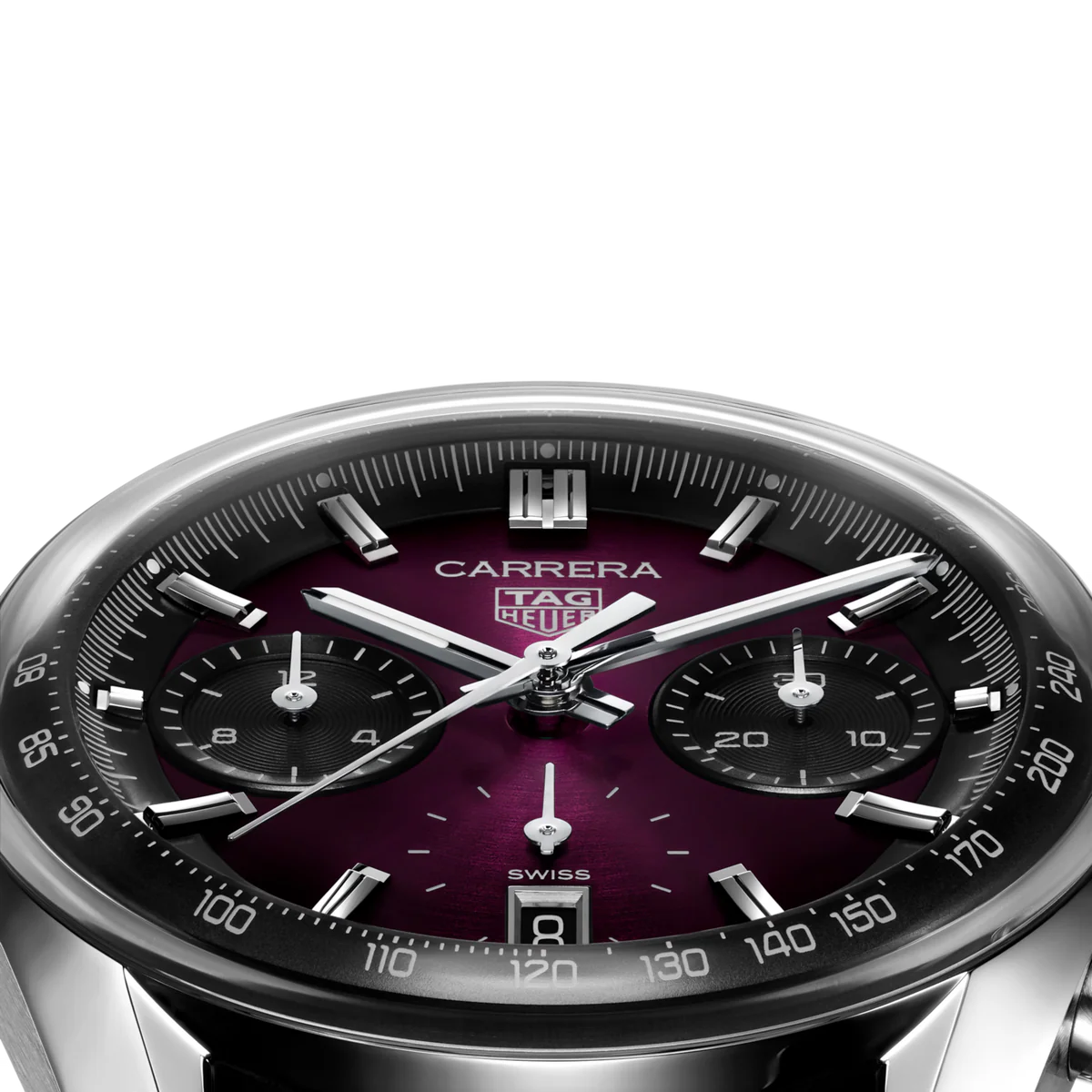 TAG Heuer Carrera Chronograph Purple dial CBS2219.FC6607