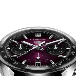 TAG Heuer Carrera Chronograph Purple dial CBS2219.FC6607