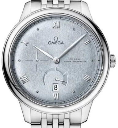 Omega De Ville Prestige 41 mm powder blue dial bracelet 434.10.41.21.03.001