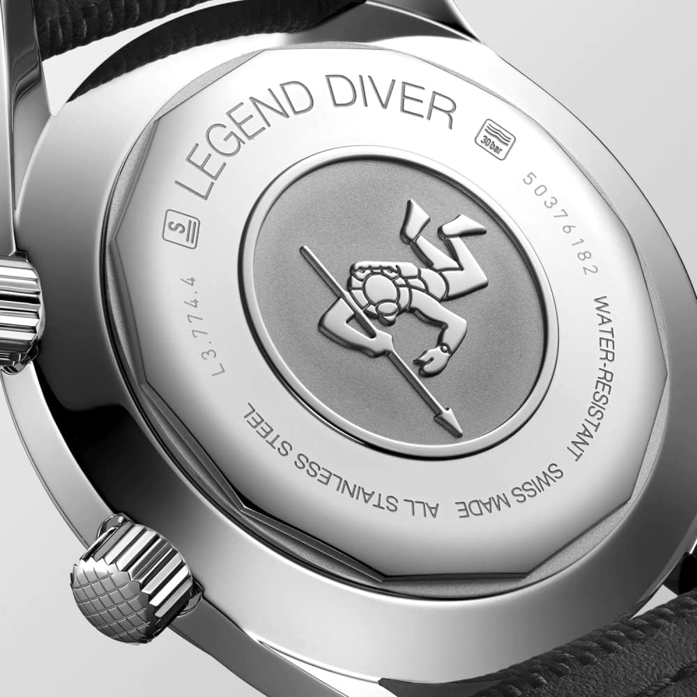 Longines Legend Diver Black 42mm | Scuba Diving Watch | Harley's Time