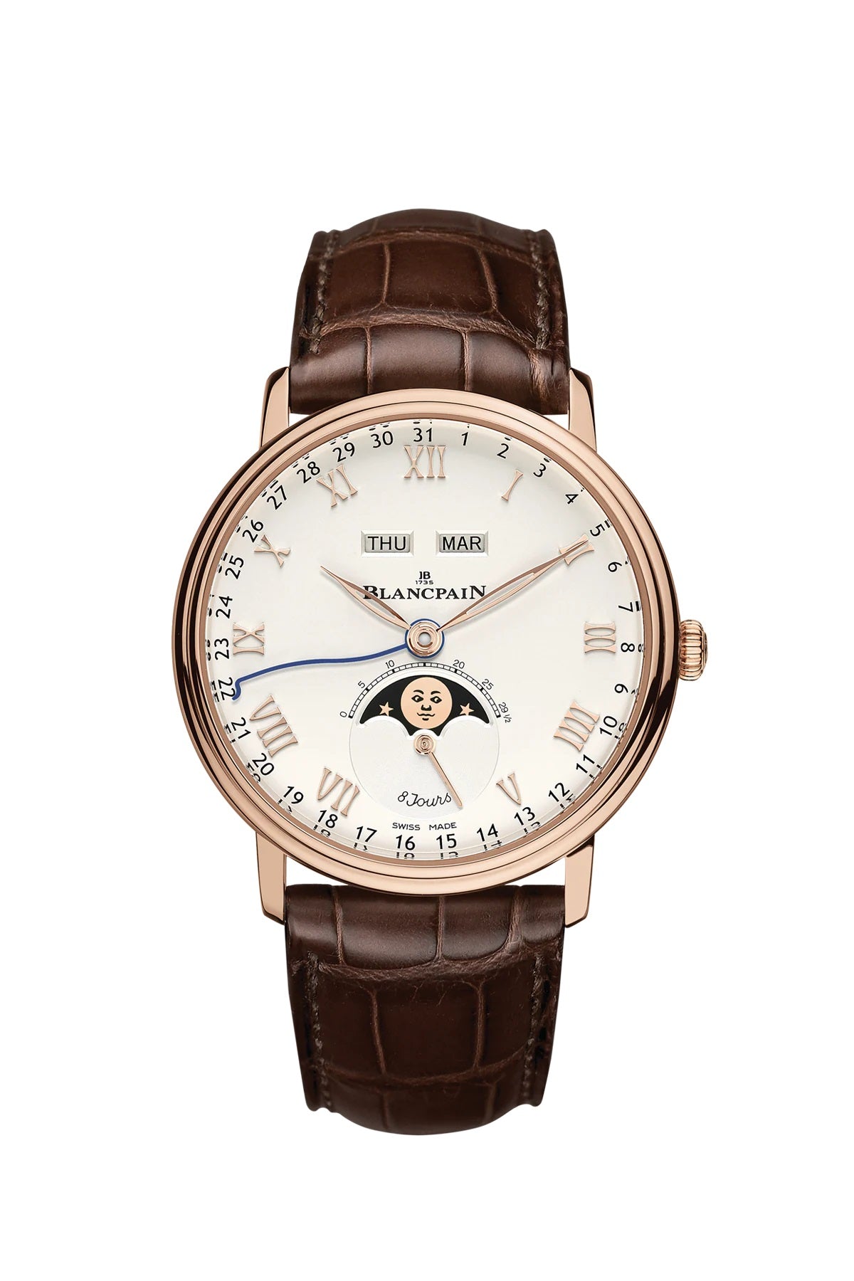 Blancpain Villeret Red Gold | Luxury Rose Gold Watch | Harley's Time