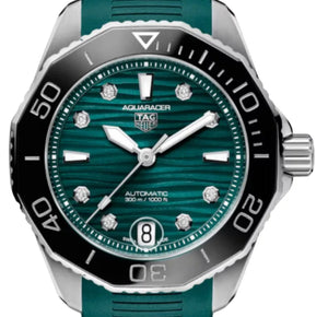 TAG Heuer Aquaracer Professional 300 Green dial 36mm WBP231G.FT6226