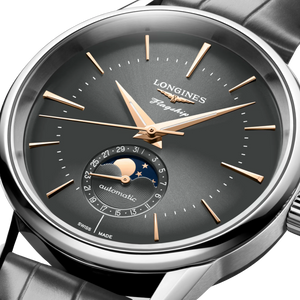 Longines Flagship Heritage Moonphase Grey dial 38.5mm L4.815.4.52.2