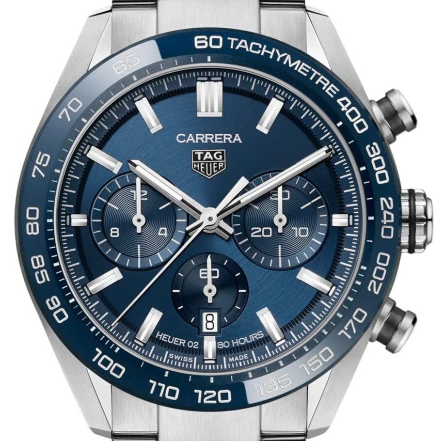 TAG Heuer Carrera Chronograph Blue dial 44mm CBN2A1A.BA0643