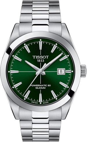 Tissot Gentleman Powermatic 80 Silicium Green dial 40mm T1274071109101