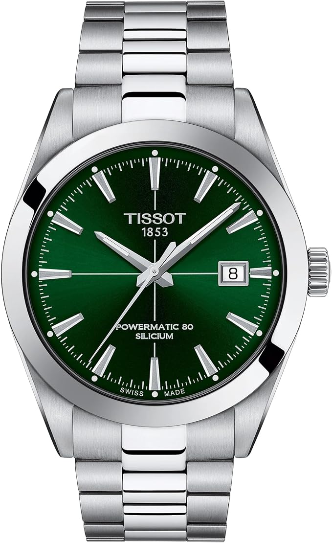 Tissot Gentleman Powermatic 80 Silicium Green dial 40mm T1274071109101
