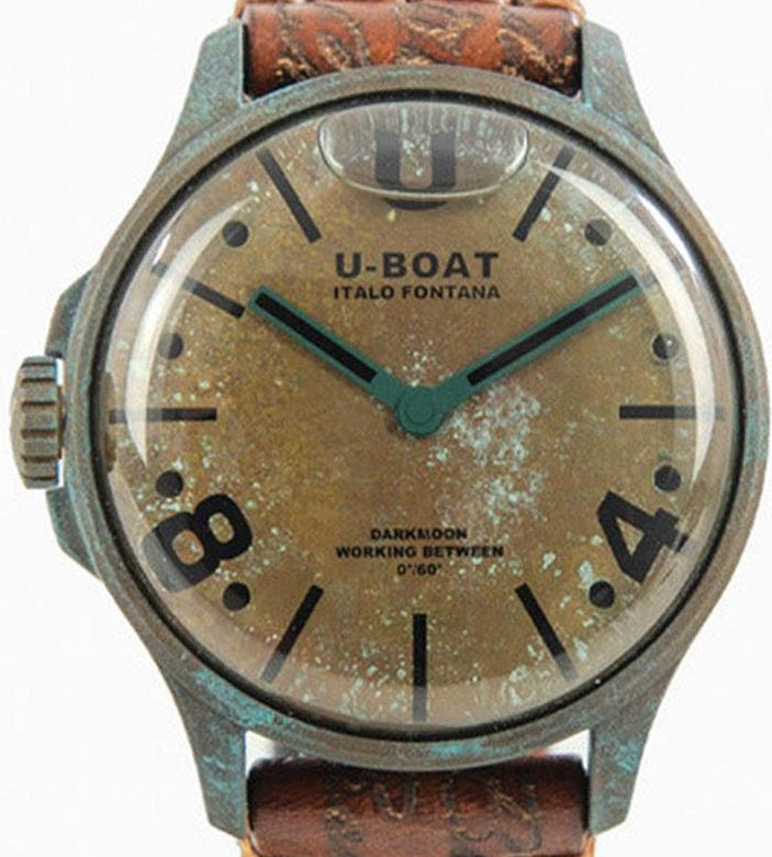 U-Boat Herrenuhr Darkmoon Unico 45mm 50m antique color dial 9600/A