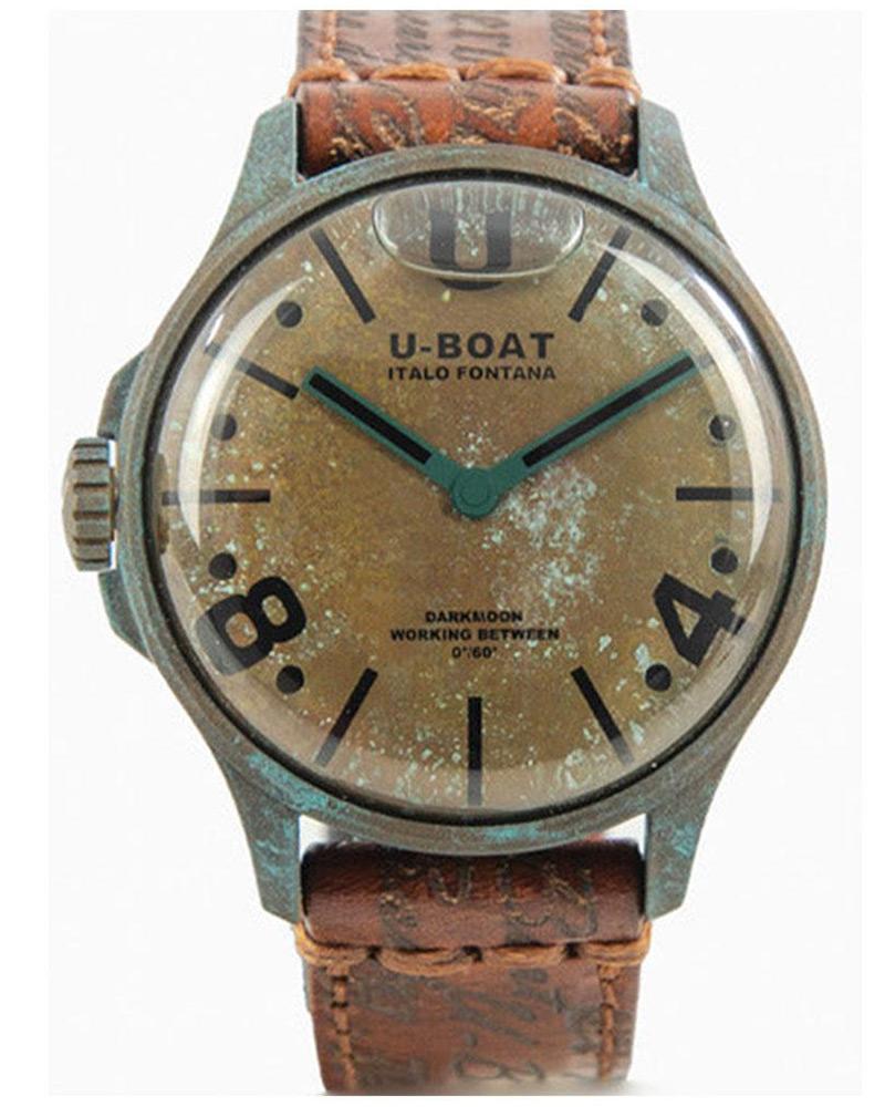 U-Boat Herrenuhr Darkmoon Unico 45mm 50m antique color dial 9600/A