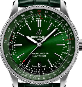 Breitling Navitimer Automatic Green dial Croc strap 41 A17326361L1P1