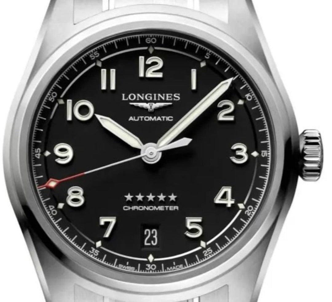 Longines Spirit Automatic Black dial 37mm L3.410.4.53.6