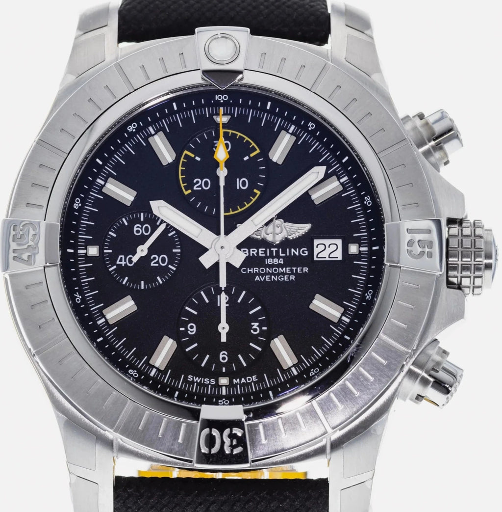 Breitling Avenger Cronógrafo Negro Reloj para hombre 45 mm Ref#A13317101B1X1