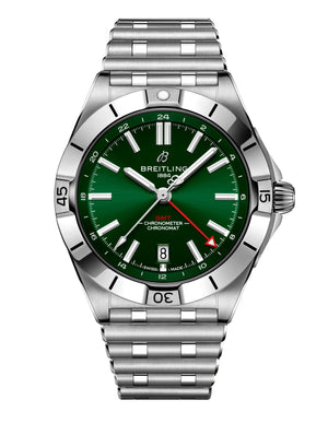 Breitling Chronomat GMT Green dial 40mm A32398101L1A1