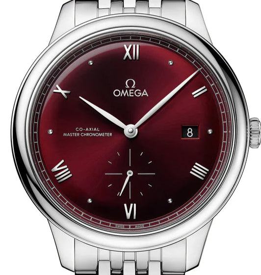 Omega DeVille Prestige CO‑Axial Burgundy Men's Watch 41mm 434.10.41.20.11.001
