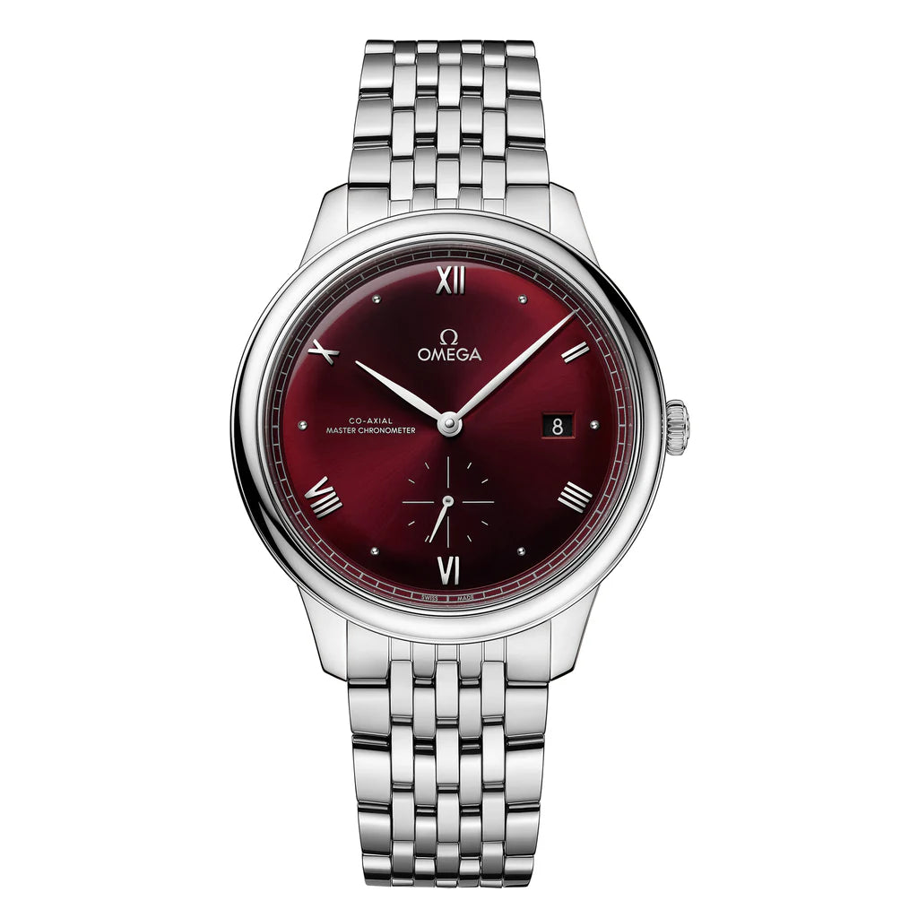 Omega DeVille Prestige CO‑Axial Burgundy Men's Watch 41mm 434.10.41.20.11.001